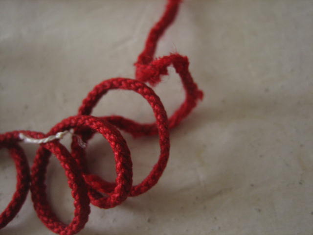 握り鋏（糸切り鋏）の糸巻き : 着物縫製室 製作の日々２