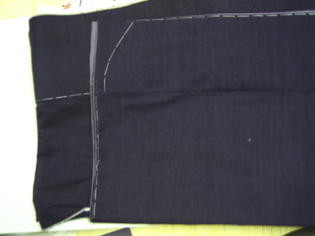 ザックリたたむ 袖だたみ 着物縫製室 製作の日々２