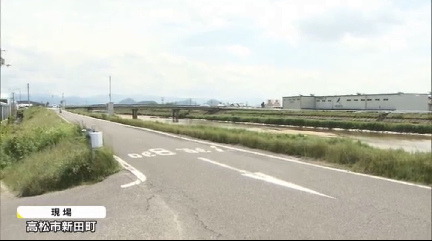 うどん県 高齢者の用水路転落死ブーム 新川沿いの用水路で高齢女性が転落死 キムチうどん県民