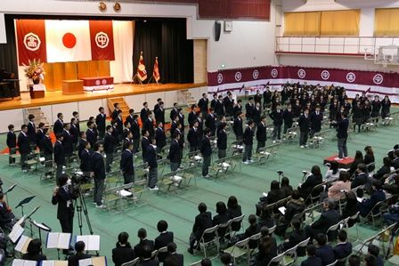 ２７ ３ １８ 水 さよならだけが人生だ 中学校卒業式 浪速学院理事長 学院長 浪速新時代の幕開け