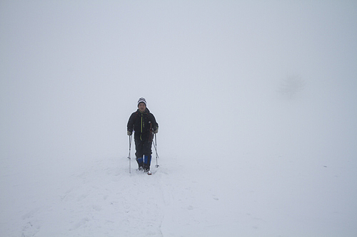 吹雪の伊吹山 吹雪の伊吹山