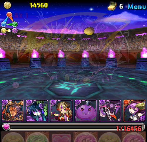 パズバトコラボSランク挑戦