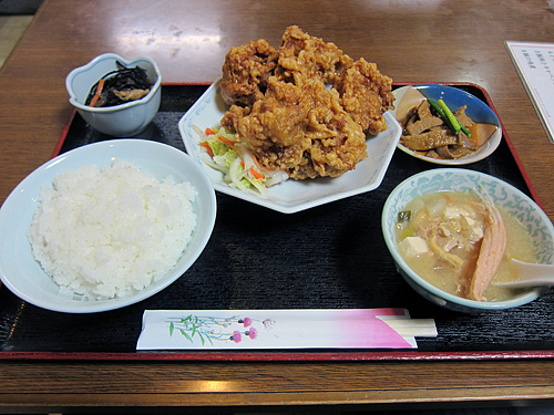 唐揚げ定食 唐揚げ定食