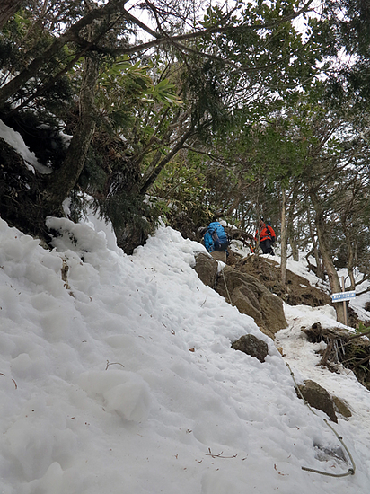 御在所岳_一ノ谷新道2 御在所岳_一ノ谷新道2