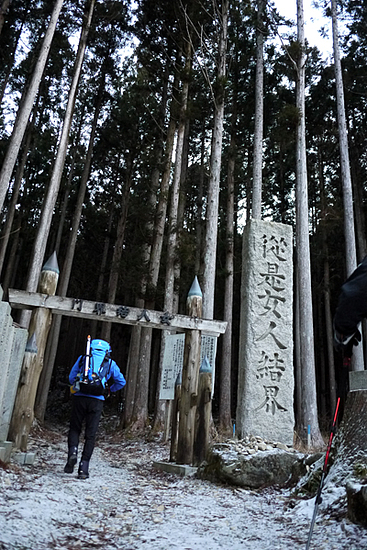 山上ヶ岳_女人結界を超える 山上ヶ岳_女人結界を超える