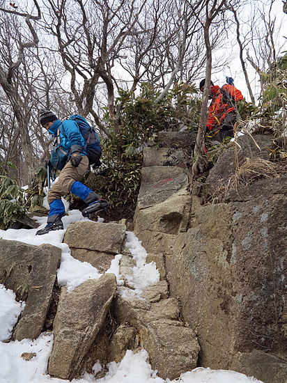 御在所岳_一ノ谷新道1 御在所岳_一ノ谷新道1