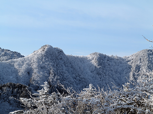 山上ヶ岳登山道からの眺望 山上ヶ岳登山道からの眺望