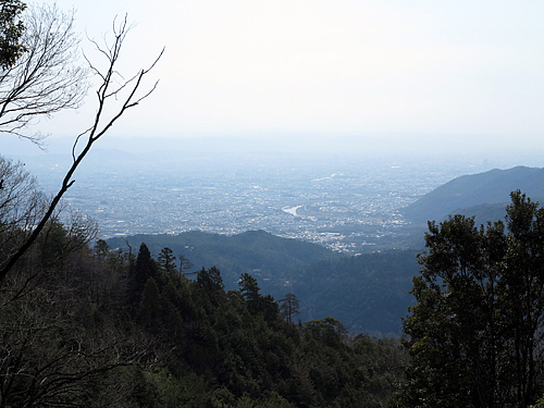 愛宕山中腹からの眺め 愛宕山中腹からの眺め
