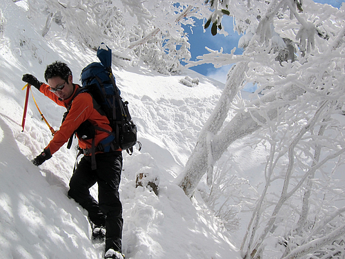 201202_山上ヶ岳_難所 201202_山上ヶ岳_難所