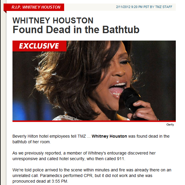 WhitneyHoustonFoundDeadintheBathtub