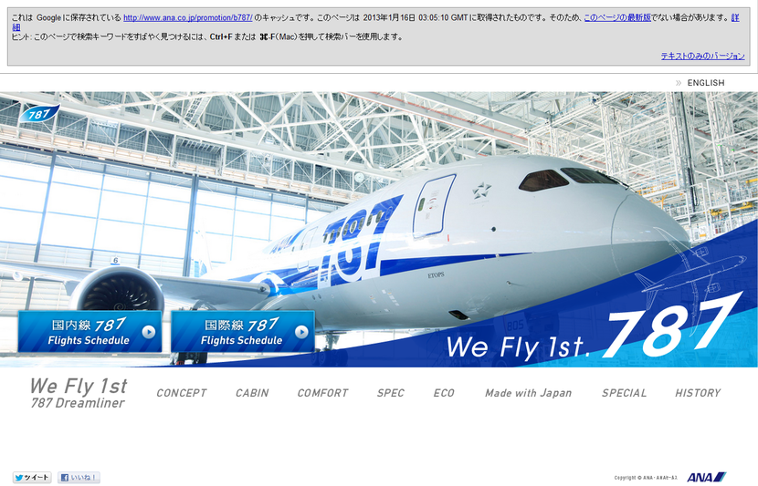 787 �� ANA SKY WEB