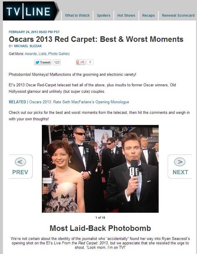 Oscars 2013 Red Carpet - The Best   Worst Moments   TVLine