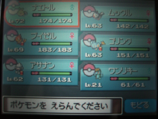 ポケモンプレイ日記 プラチナ北海道旅 その１１ ストーリー完結編 牛たたきのブログ