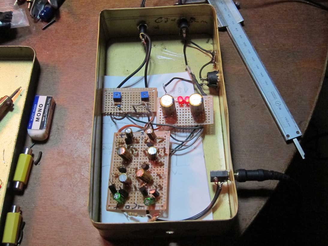 行き当たりばったりのアンプ自作 4石ヘッドフォンアンプ オリジナル