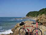 岩場