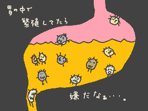 胃の中のカビ