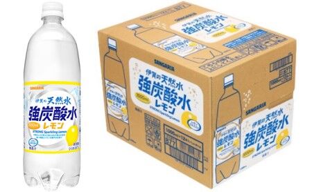 サンガリア伊賀の炭酸水レモン