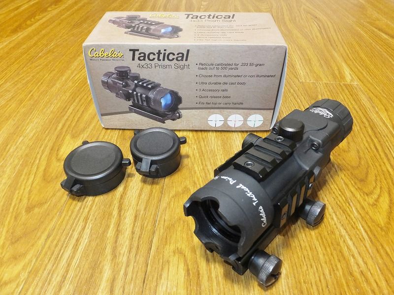 実物 Cabela's 4×33 Prism Sight プリズムスコープ スコープ】Cabela's Tactical Prism Sight4×33【レビュー】 : Airsoft