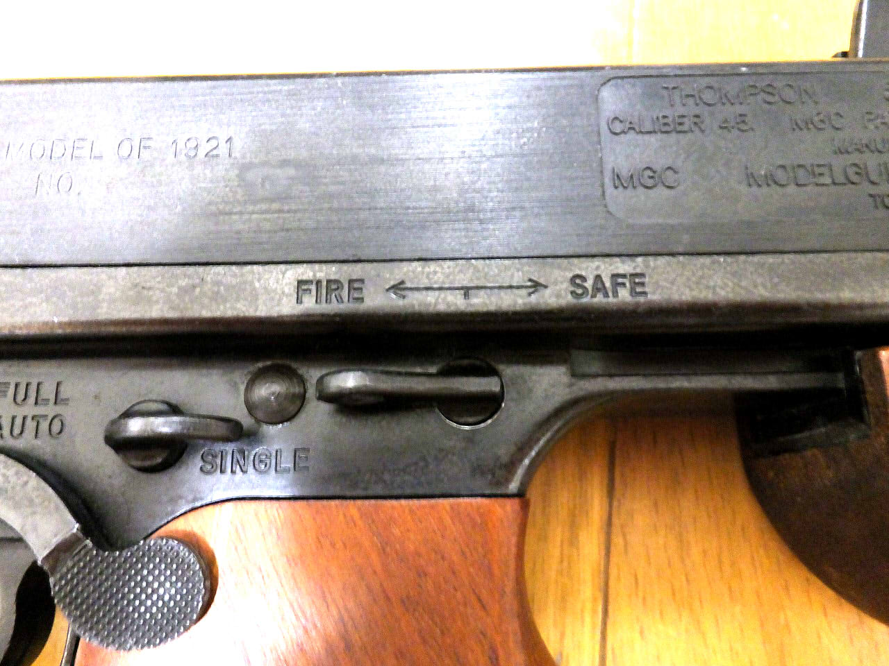 MGC】トンプソン・サブマシンガンM1921/モデルガン【レビュー