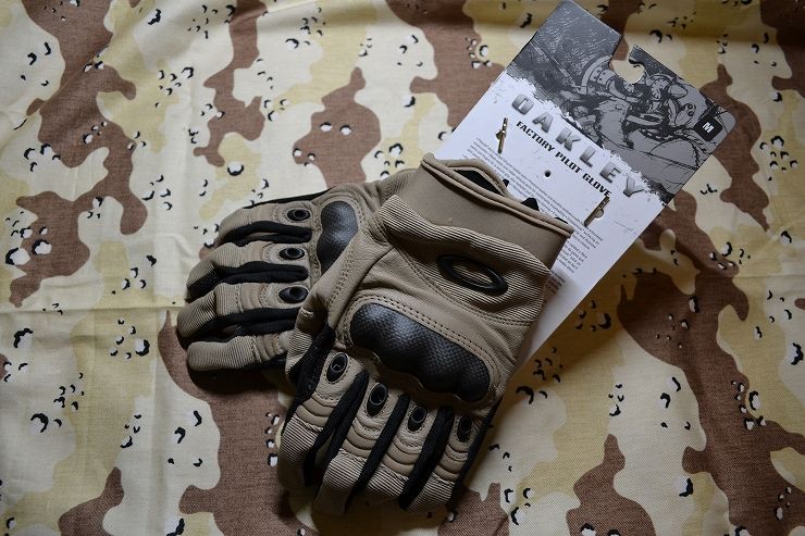 OAKLEY Factory Pilot Glove 1.0 TAN M 実物 - 個人装備