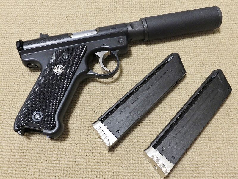 マルシン】 スタームルガーMK1 ASSASSINS/ABS 固定スライドガスガン