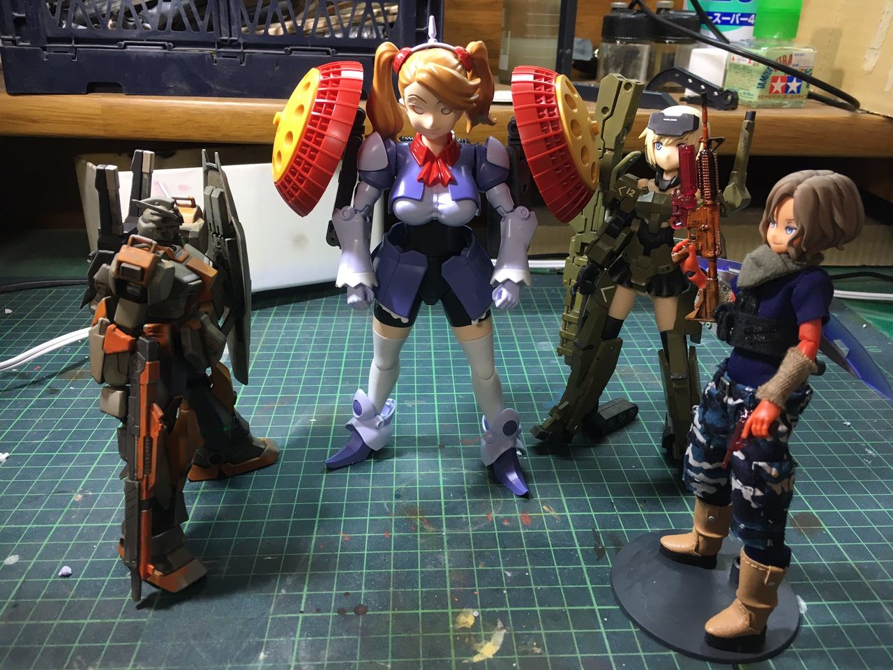 プラモ日記 はいぱーギャン子完成 キニナルノート Re