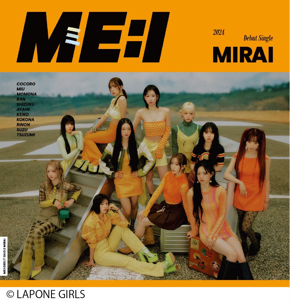 【速報】ME:Iデビューシングル『MIRAI』日本レコード協会ゴールドディスク『プラチナ』認定！