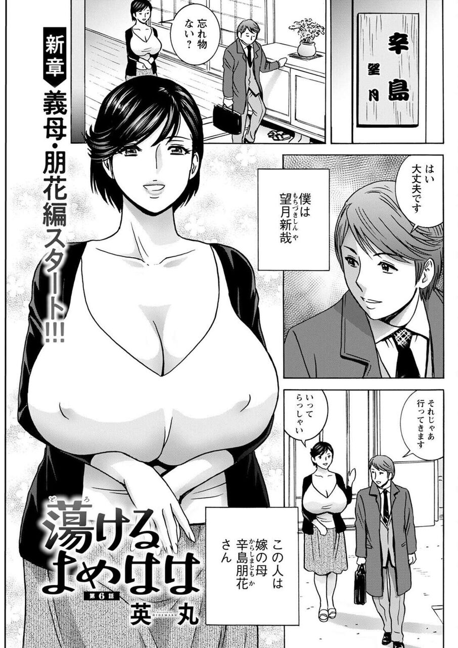【画像】妻の母を愛してしまった娘婿と義母の禁断の関係『蕩けるよめはは』のトップ画像