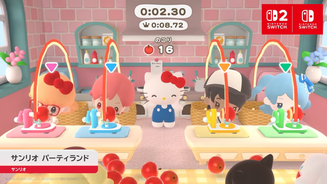 サンリオ パーティランド [Nintendo Direct 2026.6.9] 0-8 screenshot