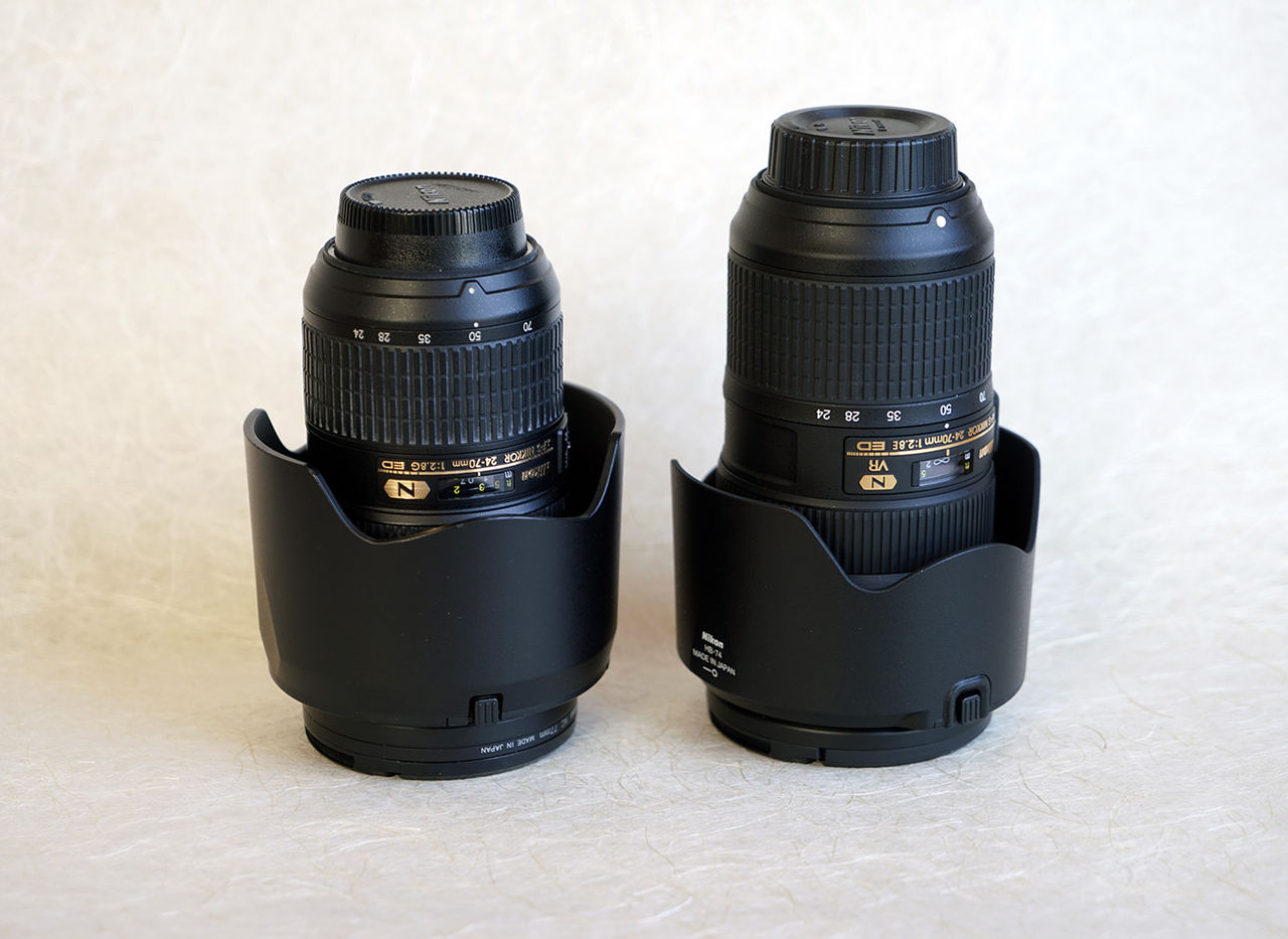 Nikkor 24-70mm F2.8ズームレンズの新旧比較 形態編 : 日日保谷通信 Nikkor 24-70mm F2.8ズームレンズの新旧比較 形態編 : 日日保谷通信