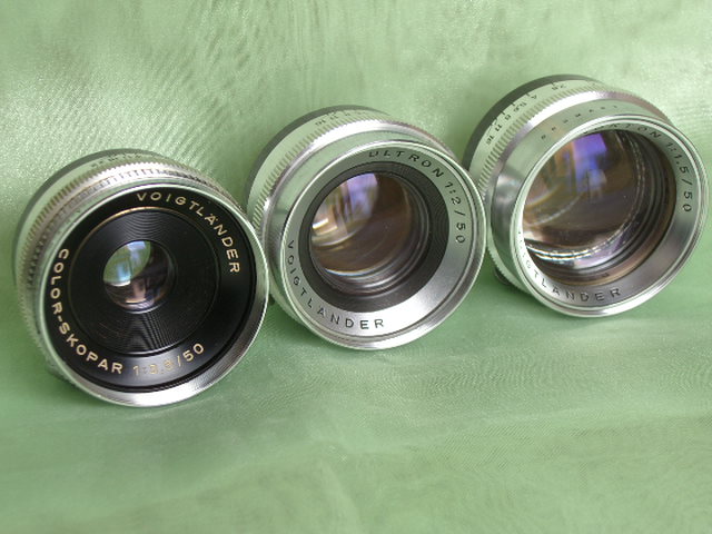 VOIGTLANDER Prominent II 、NOKTONレンズなど Voigtlander Prominent