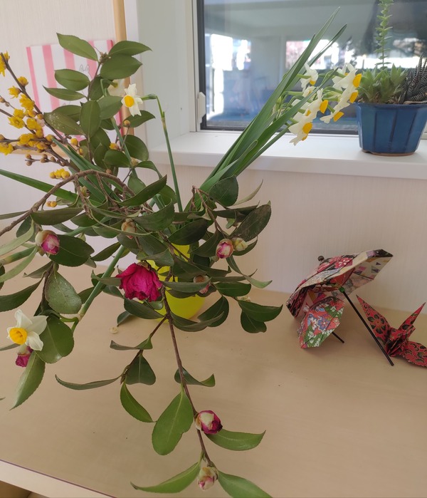 冬のお花を頂きました！