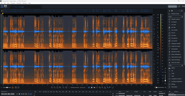 iZotope RX11に挑戦