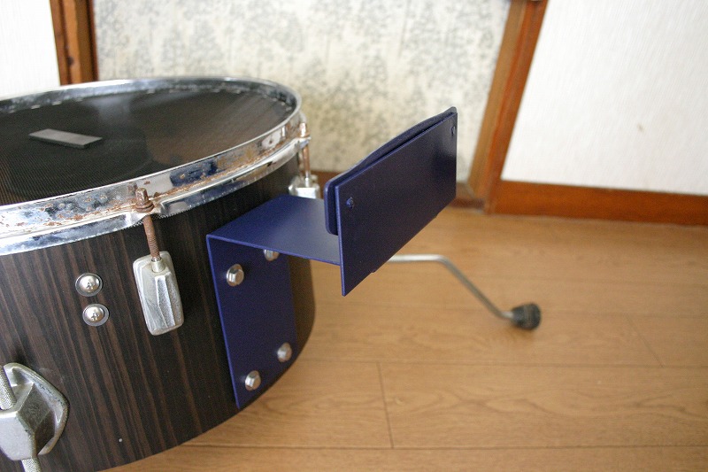 フロアタムをバスドラムに変身の巻 : 電子ドラム改造計画