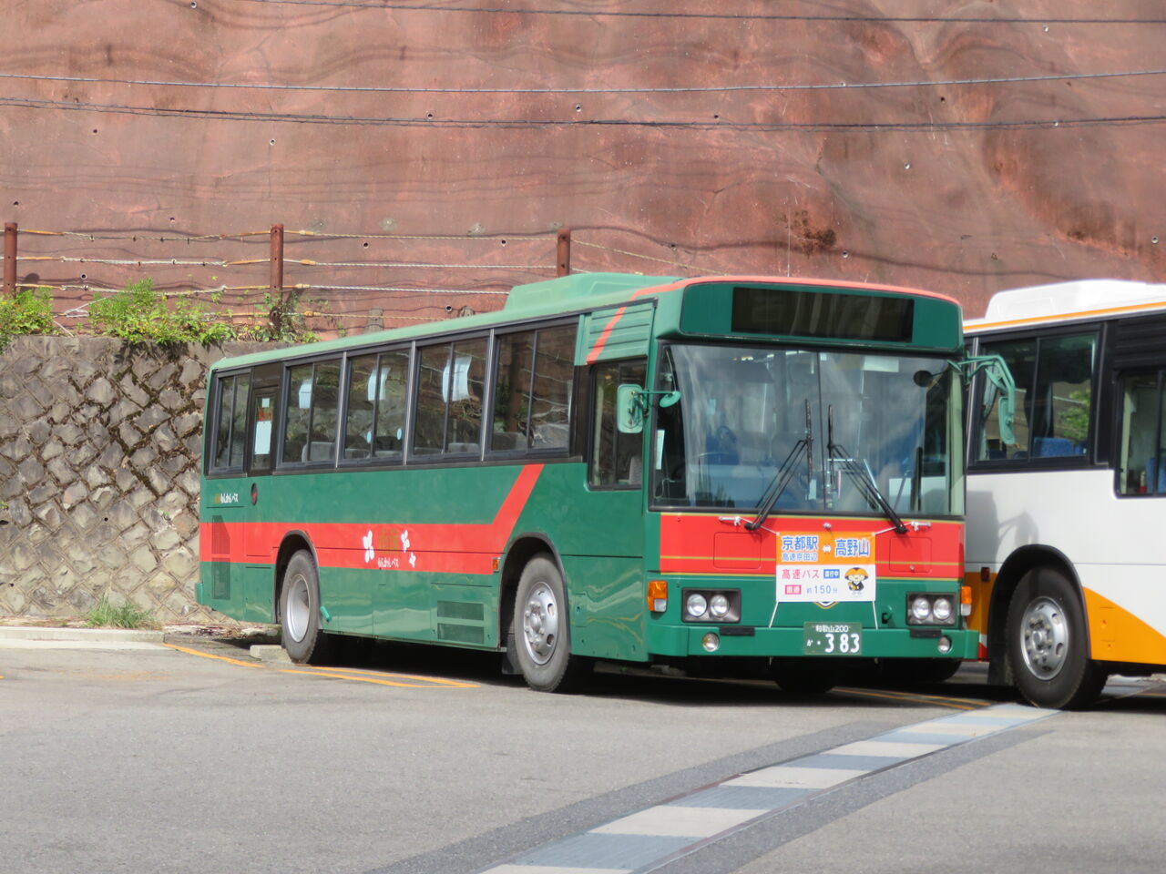 南海りんかんバス 383号車 : きのくに車庫前