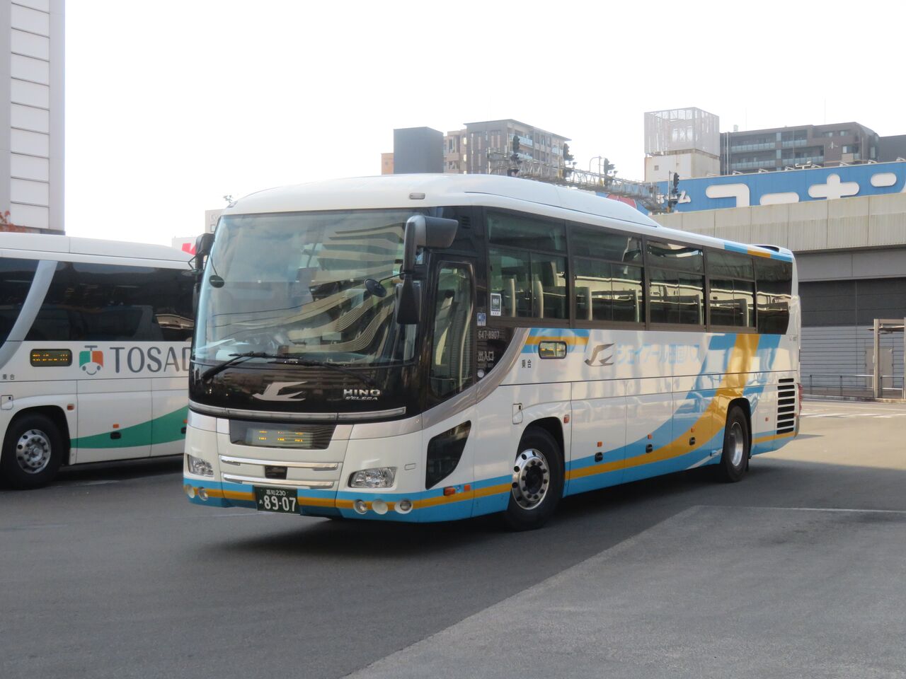 JR四国バス 647-8907号車 : きのくに車庫前