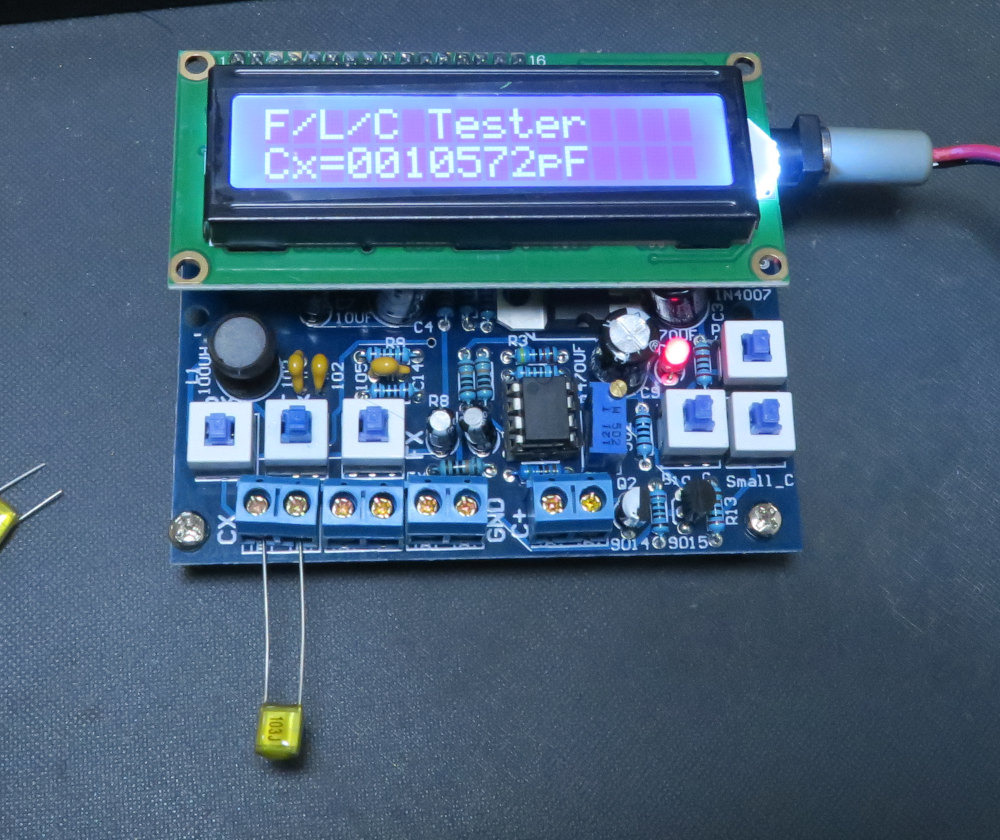 秋月LCFメーターキット : 自作アマ無線研究所