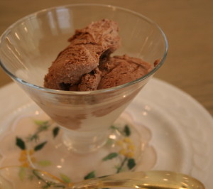 栗のアイスクリーム