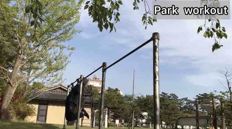 公園で懸垂してみた Park Workout Kintaro ぶろぐ