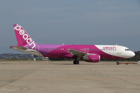 ピーチ 新潟空港 晴れの空blog