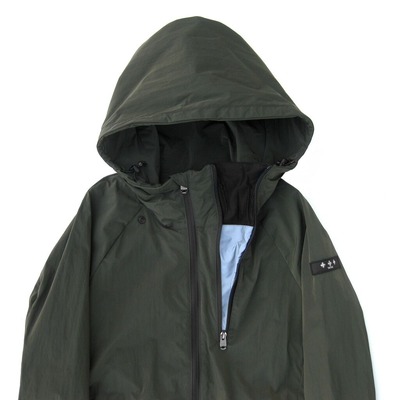 TATRAS LAMISCO NYLON HOODED BLOUSON KHAKI (4)