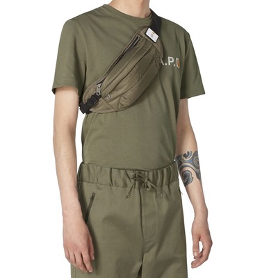 A.P.C. Carhartt Hip Bag Khaki (5)