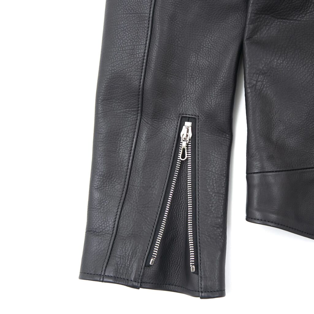 STRUM ( ストラム ) オイルカーフ RAVEN ダブルライダースジャケット