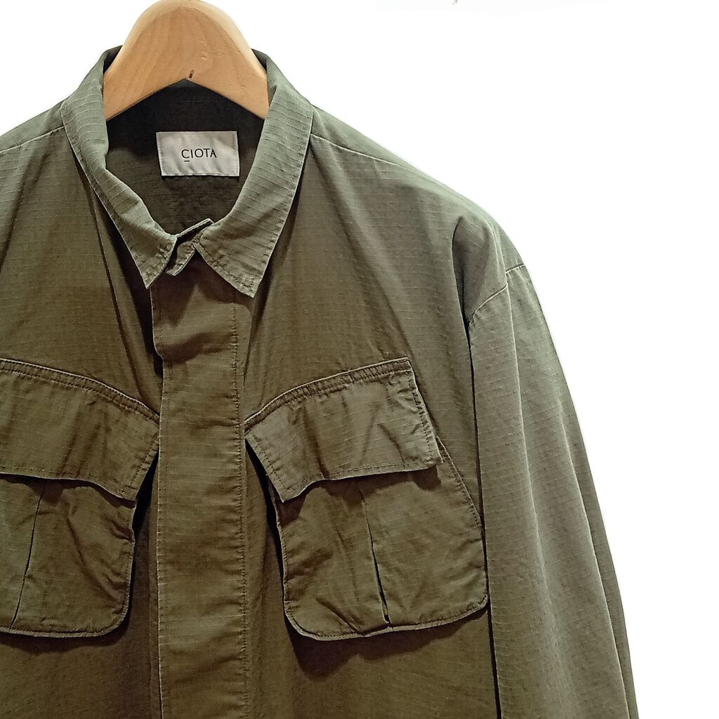 CIOTA ( シオタ ) Jungle Fatigue Jacket ( Rip-stop / Stone Wash