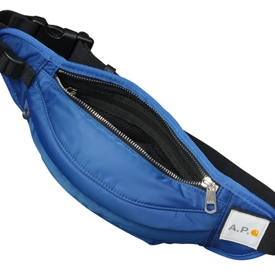 A.P.C. Carhartt Hip Bag Blue (4)