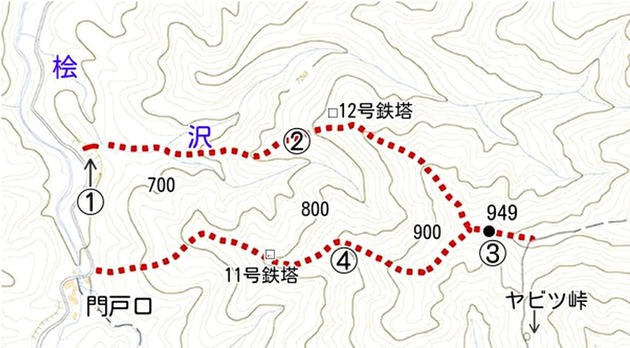 地図 門戸口