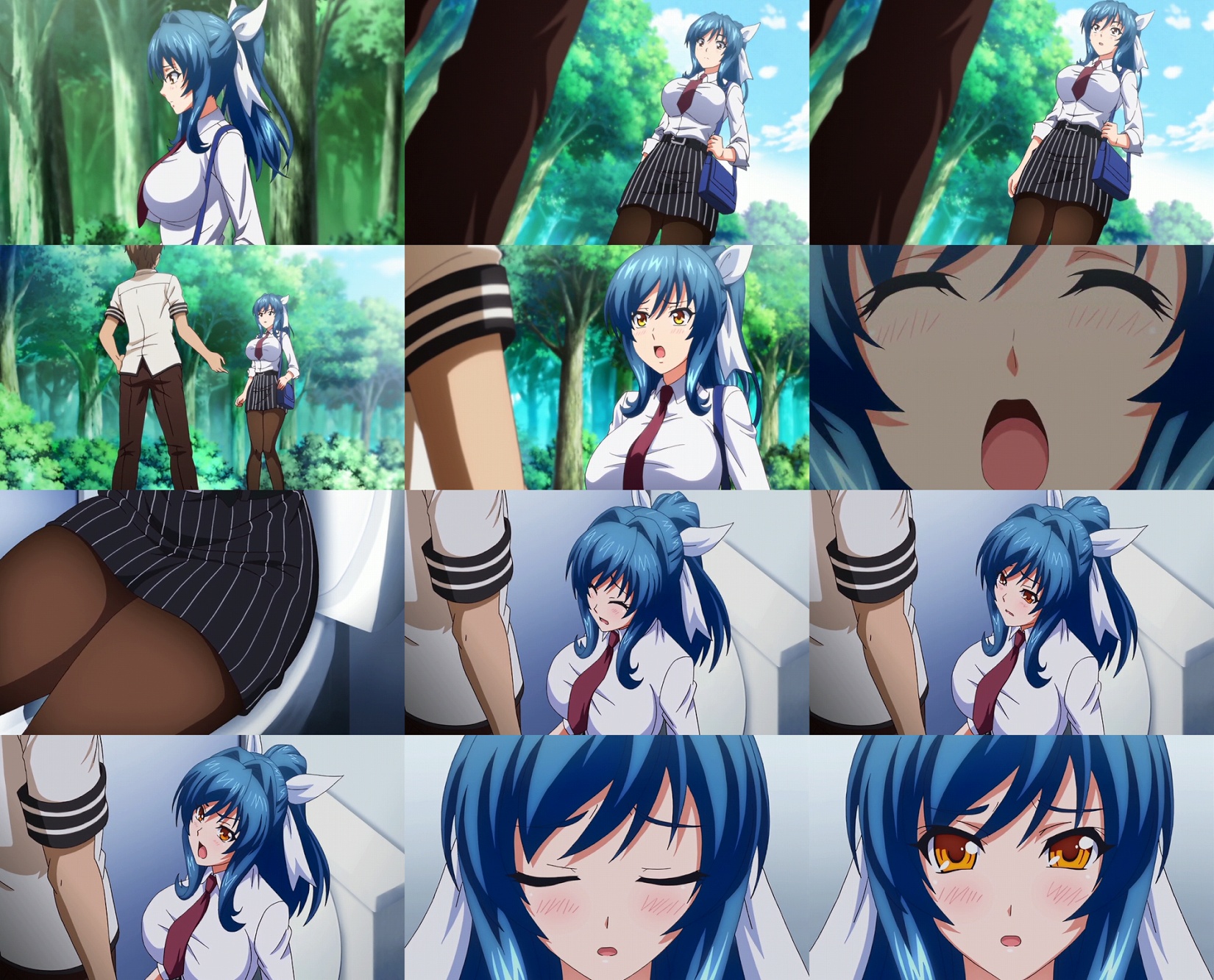 三射面談～連鎖する恥辱・調教の学園～ 貶め傅く女教師・優奈～触れ弾く恥辱懐古 : happy birth dead ～エロアニメキャプ～