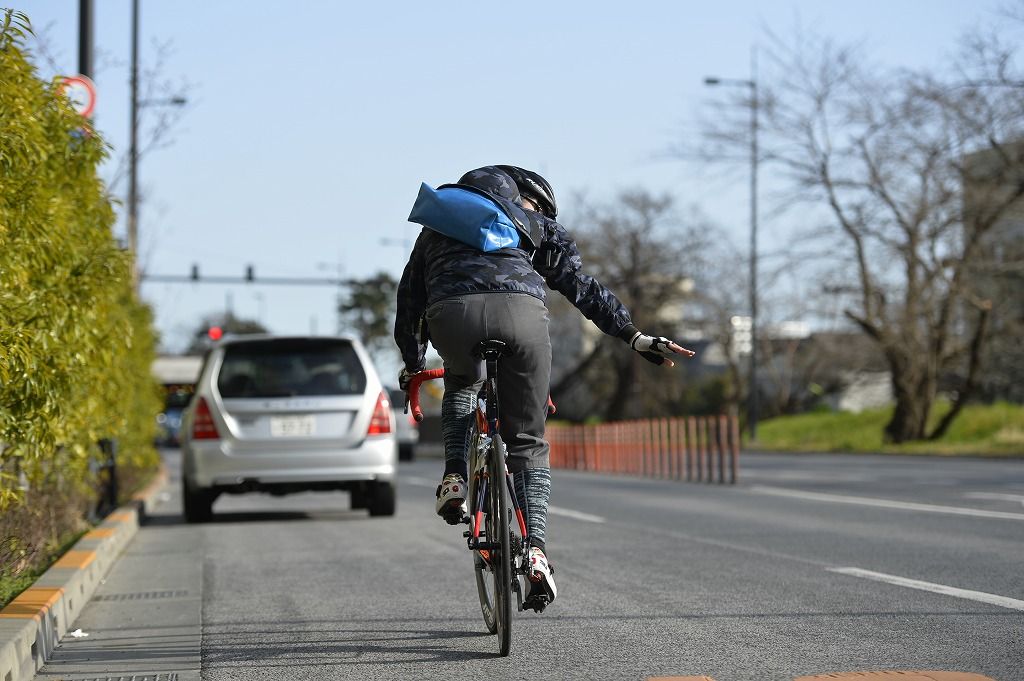 自転車 手 信号 図解