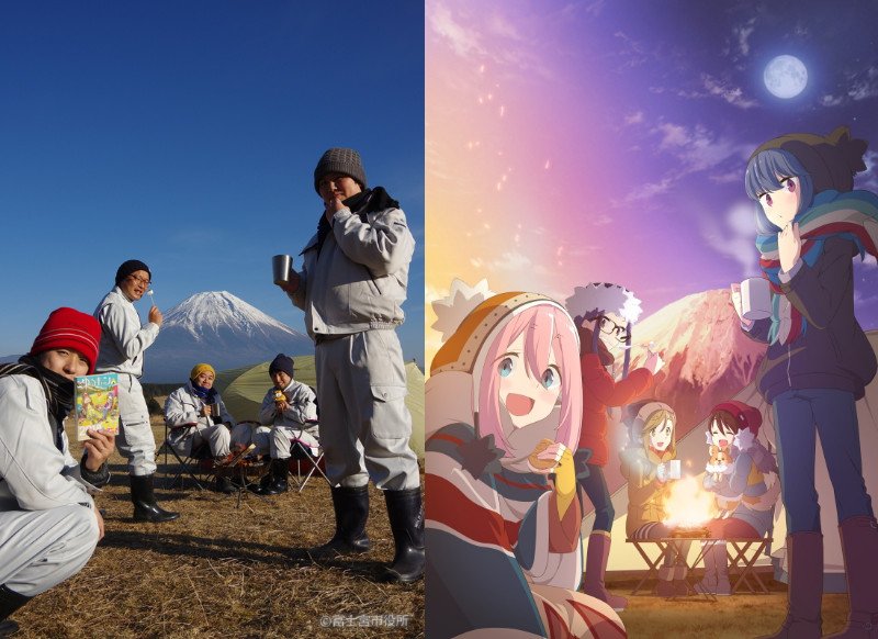山梨県の ゆるキャン 聖地案内がアニメ公式サイトと見間違うレベル 現地をアニメとの比較で紹介 まとめ遅報 山梨県の ゆるキャン 聖地案内がアニメ公式サイトと見間違うレベル 現地をアニメとの比較で紹介 まとめ遅報
