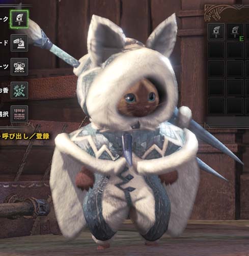 最高のイラスト画像 ラブリーmhw アイルー かわいい